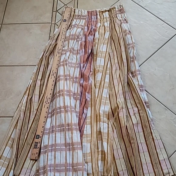 Paper Parachute Stretch Waist Maxi Full Skirt SZ M - Picture 4 of 16